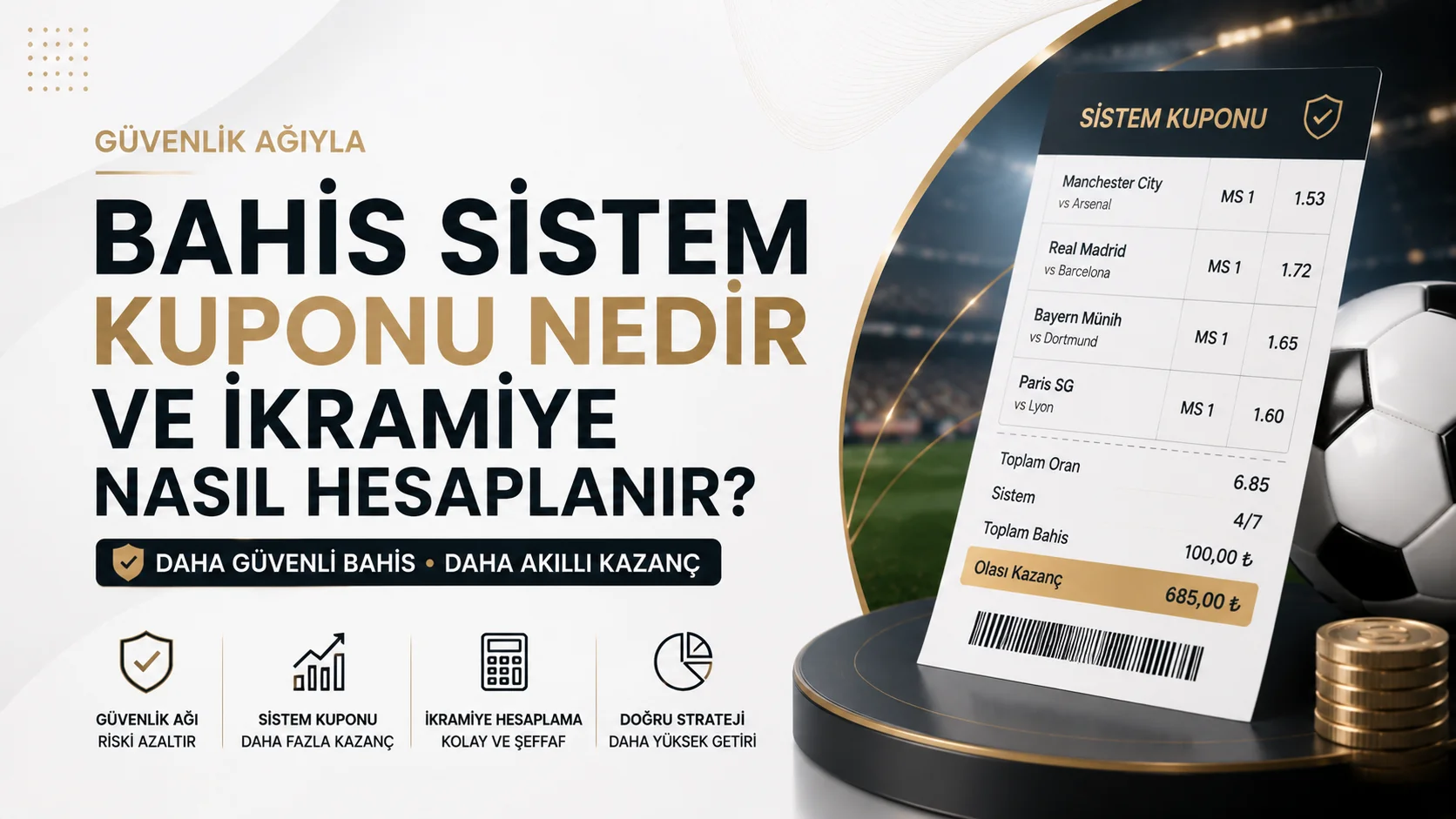 Güvenlik Ağıyla Bahis Sistem Kuponu Nedir ve İkramiye Nasıl Hesaplanır?